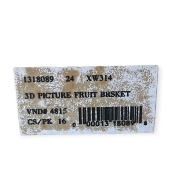 Sale‼️Wall Decor Vintage 3 D Picture Fruit Basket-EUC - Picture 6 of 7